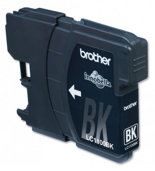 

Картридж струйный Brother LC-1100BK, черный, оригинальный, ресурс 450 страниц, для DCP-385C/6690CW/MFC-990CW, LC-1100BK