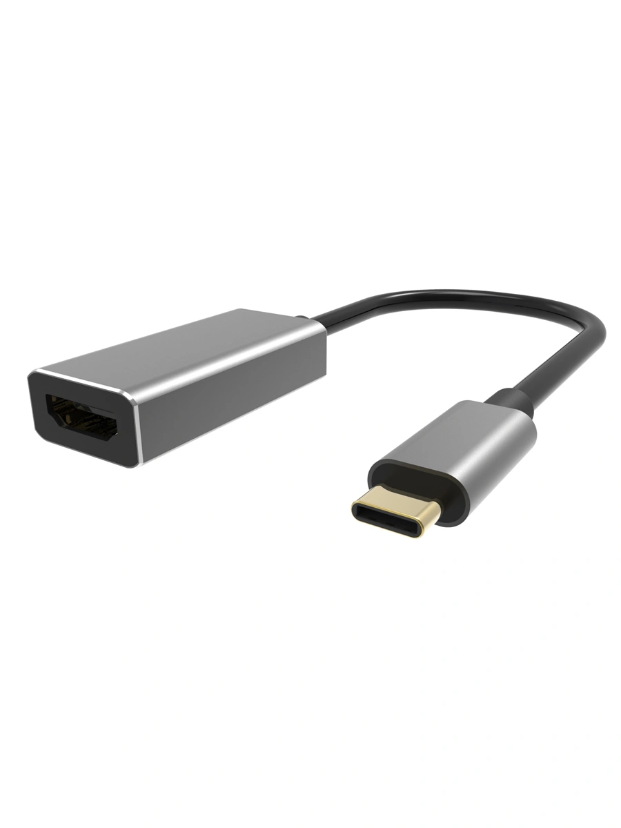 

Переходник (адаптер) USB 3.1 Type-C(m)-HDMI(Af), 15см, черный VCOM CU423MB (CU423MB), CU423MB