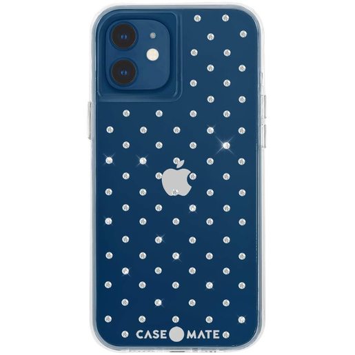 Чехол-накладка Case-Mate Sheer Gems CM043588 для смартфона Apple 12 mini, поликарбонат, прозрачный (CM043588)
