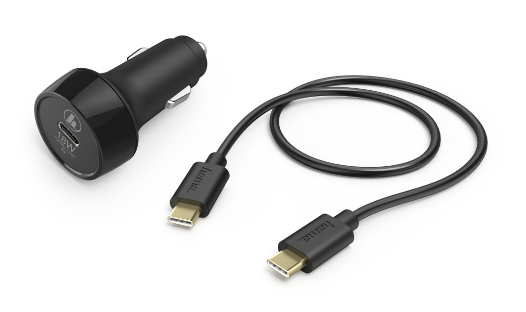 Автомобильное зарядное устройство Hama H-183327, 1xUSB Type C