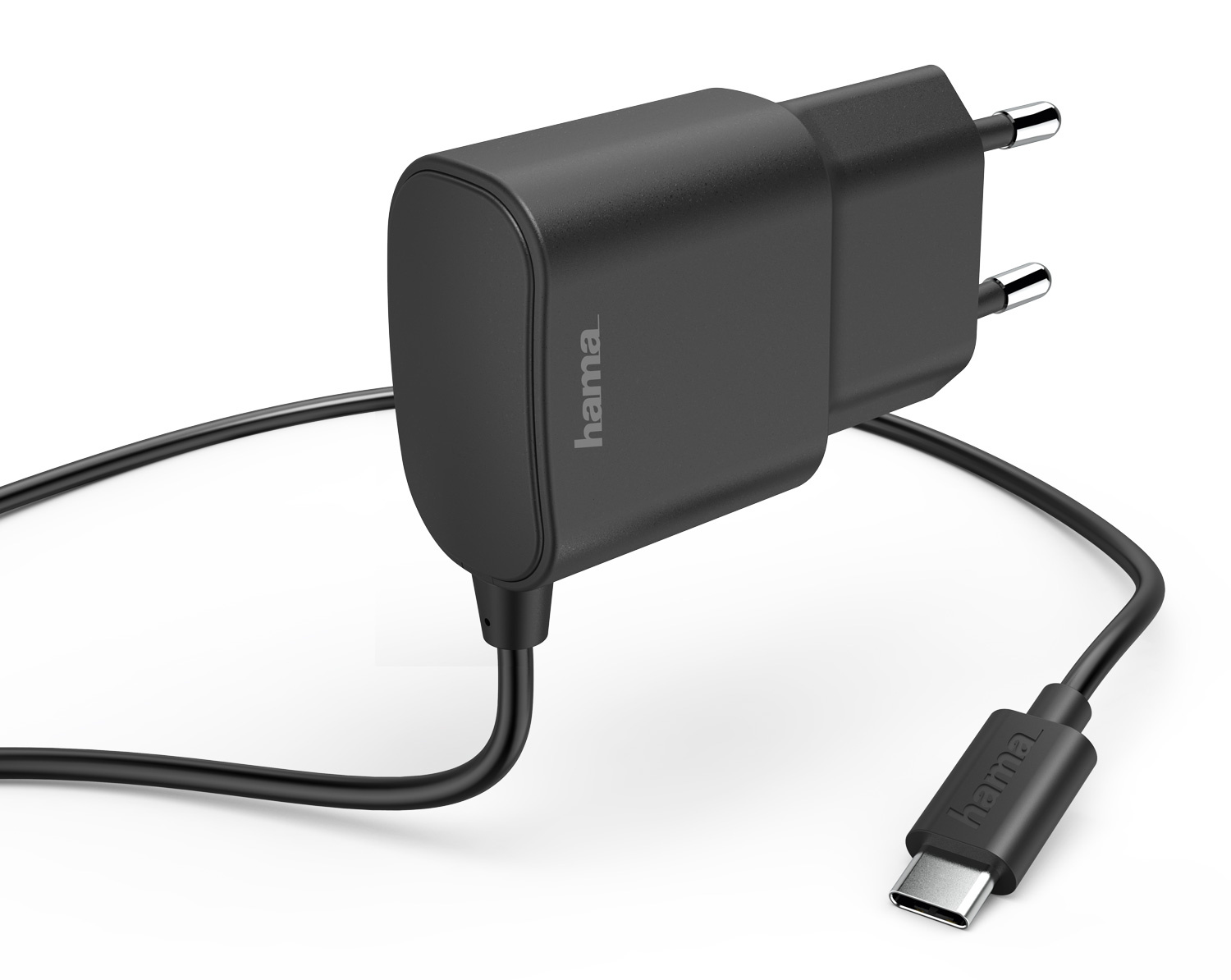 

Сетевое зарядное устройство Hama H-183242 12W, USB type-C, 2.4A, черный (00183242), H-183242