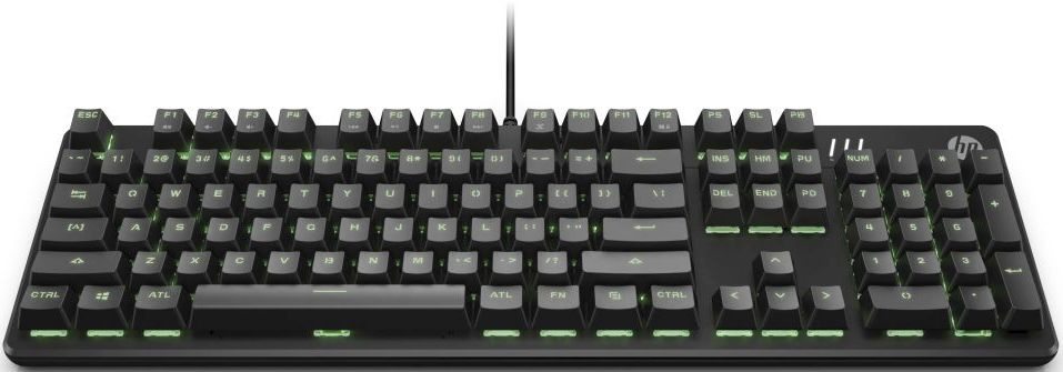 

Клавиатура проводная HP OMEN Encoder, механическая, Cherry MX Red, подсветка, USB, черный (6YW76AA), OMEN Encoder