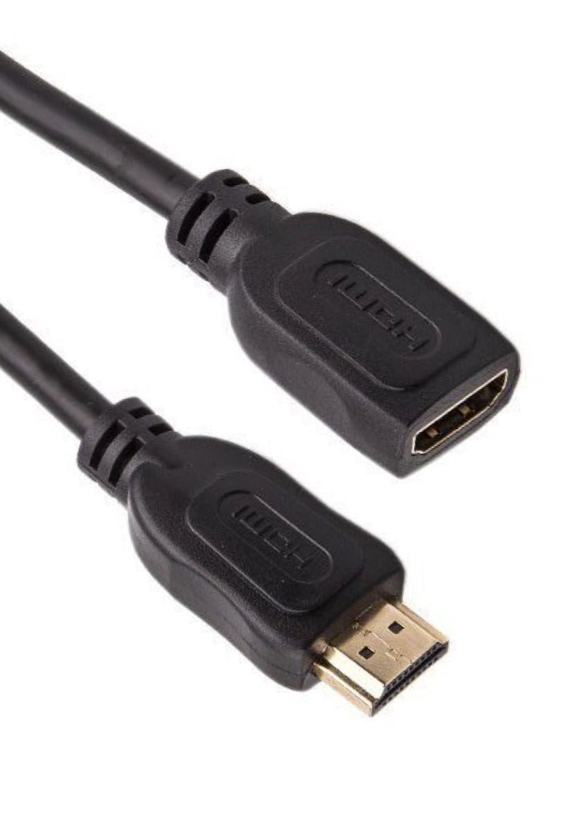 

Кабель HDMI(19M)-HDMI(19F) v2.0, ферритовый фильтр, 3 м, черный Telecom (TCG200MF-3M)