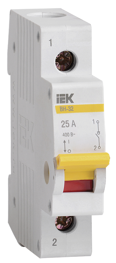 Выключатель нагрузки 1P 25А IEK