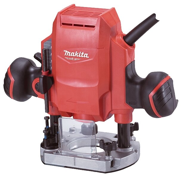 

Фрезер вертикальный Makita M3601, сетевой, 900 Вт, скорость вращения - 27000 об/мин, глубина фрезерования 3.5 см, размер цанги 6, 2.7 кг, M3601