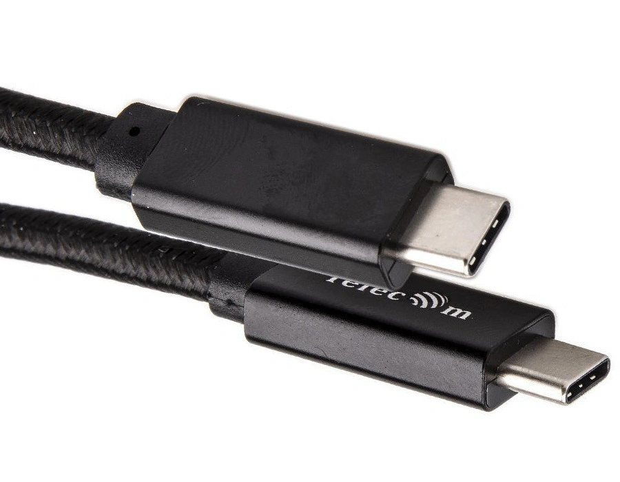 

Кабель USB Type-C-USB Type-C, 5A, 1м, черный Telecom (TC420B)