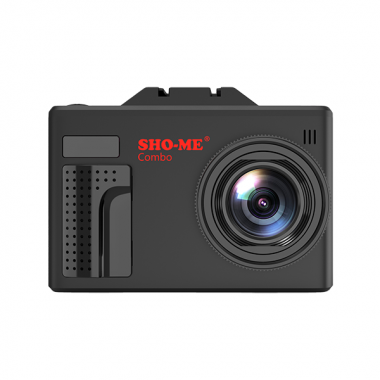 

Видеорегистратор Sho-Me Combo Note MStar, 1920x1080 30 к/с, 140°, G-сенсор, GPS/ГЛОНАСС, радар-детектор, microSD (microSDXC) до 64 Гб (COMBO NOTE MSTAR), Combo Note MStar