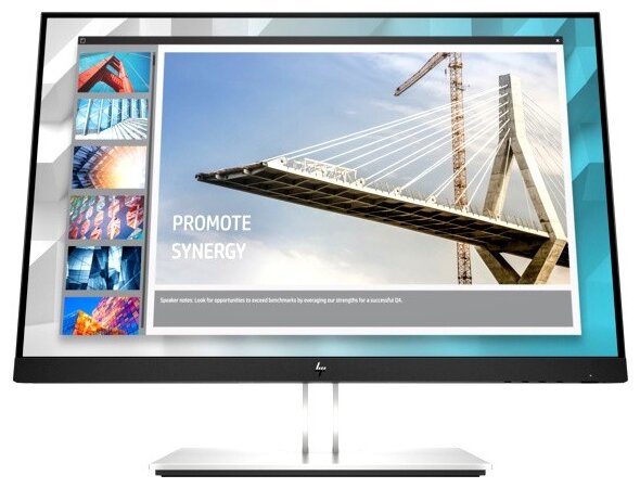 

Монитор 24" HP E24i G4 IPS, 1920x1080 (16:10), 250кд/м2, 60Hz, 5мс, 178°/178°, VGA, HDMI, DisplayPort, USB-Hub, черный/серебристый (9VJ40AA), E24i G4
