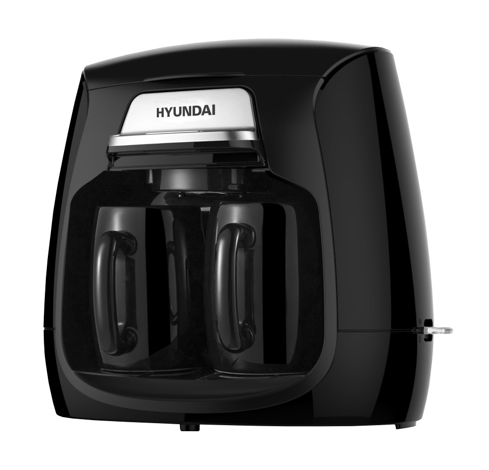 

Кофеварка капельная Hyundai HYD-0203, 500 Вт, кофе молотый, 300 мл, черный, HYD-0203