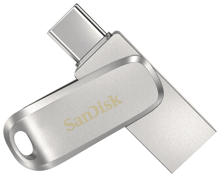 

Флешка 256Gb USB 3.1/USB Type-C Sandisk Ultra Dual Drive Luxe, серебристый (SDDDC4-256G-G46), Dual Drive Luxe