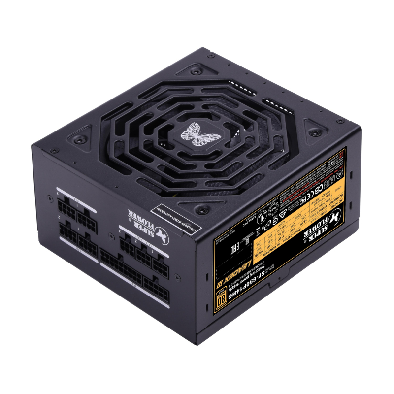 

Блок питания 650Вт ATX Super Flower Leadex III, 13см, 80 Plus Gold (SF-650F14HG), Leadex III