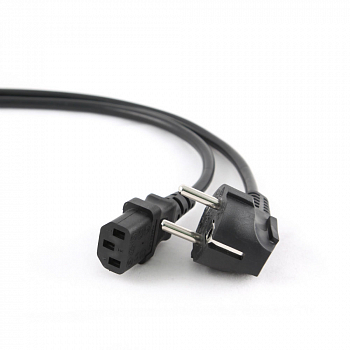 

Кабель питания Schuko (Euro)(M)-IEC-320-C13, 6A, 3м, черный Wize (CAC6-EU-C13-3M)