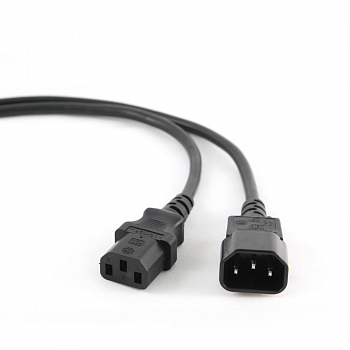 

Кабель питания IEC-320-C13-IEC-320-C14, 6A, 5м, черный Wize (CAC6-C13-C14-5M)