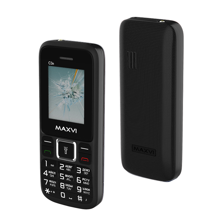 

Мобильный телефон MAXVI C3n, 1.77" 160x128 TN, Spreadtrum SC6531E, 32Mb RAM, 32Mb, BT, 2-Sim, 800 мА·ч, micro-USB, черный, C3n