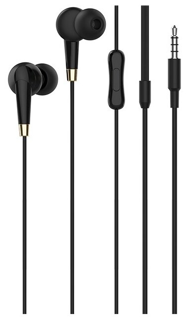 

Проводная гарнитура Hoco M58, Jack 3.5mm, черный, M58