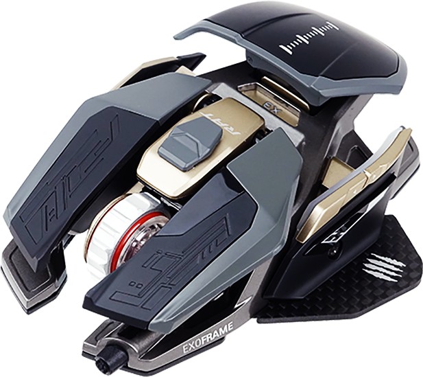 

Мышь проводная Mad Catz R.A.T. Pro X3 Supreme, 16000dpi, оптическая светодиодная, USB, серый (MR05DCINGR001-0), R.A.T. Pro X3 Supreme
