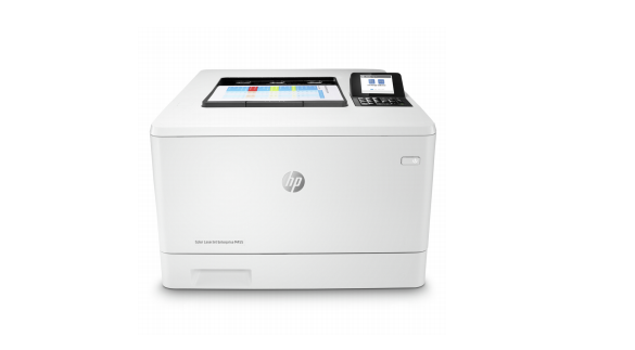 Принтер лазерный HP Color LaserJet Enterprise M455dn, A4, цветной, 27стр/мин (A4 ч/б), 27стр/мин (A4 цв.), 1200x1200 dpi, дуплекс, сетевой, USB (3PZ95A) - фото 1