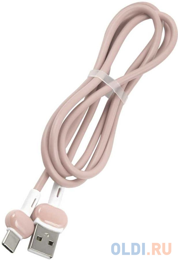 

Кабель USB-USB Type-C, 2A, 1м, розовый Red Line Candy (УТ000021996)
