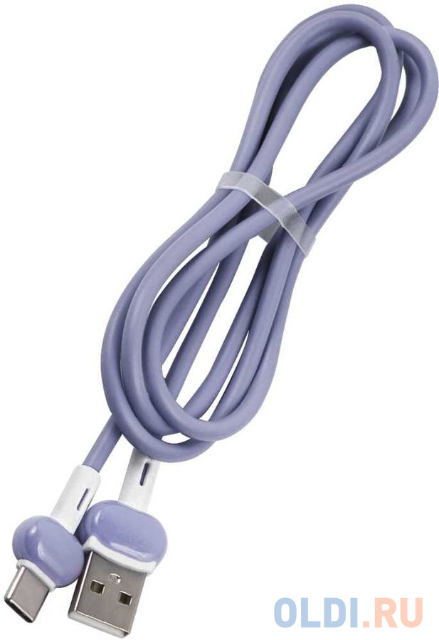 

Кабель USB-USB Type-C, 2A, 1м, фиолетовый Red Line Candy (УТ000021997)