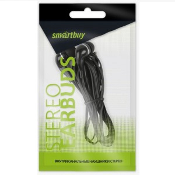 

Проводные наушники SmartBuy A4, jack 3.5 мм, черный (SBE-011), A4