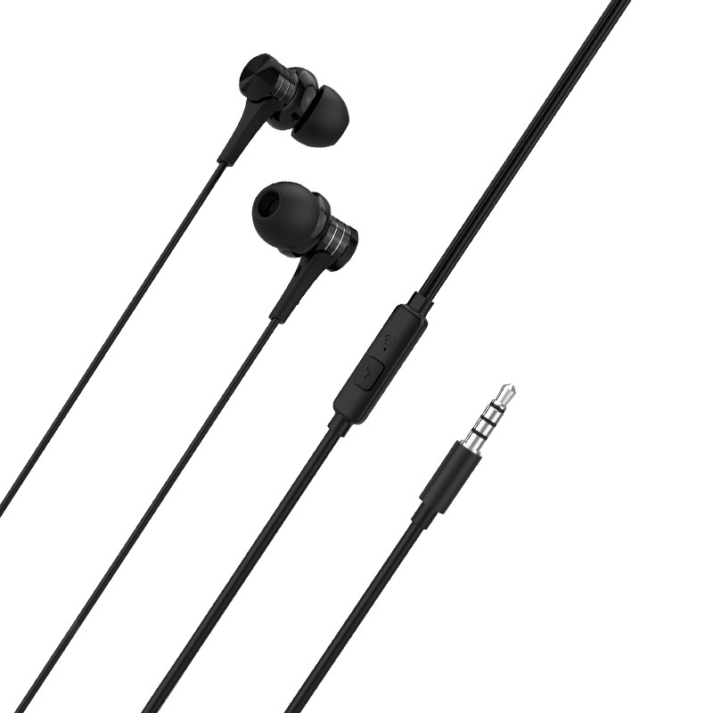 

Проводные наушники Borofone BM22 Boundless, jack 3.5 mm, черный, BM22 Boundless
