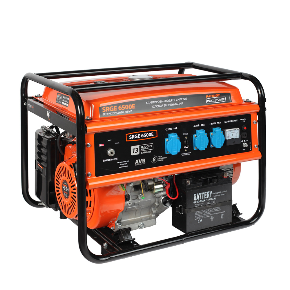 Электрогенератор PATRIOT Max Power SRGE 6500E (474103171)