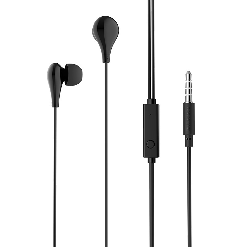

Проводные наушники Borofone BM24 Milo, jack 3.5 мм, черный, BM24 Milo