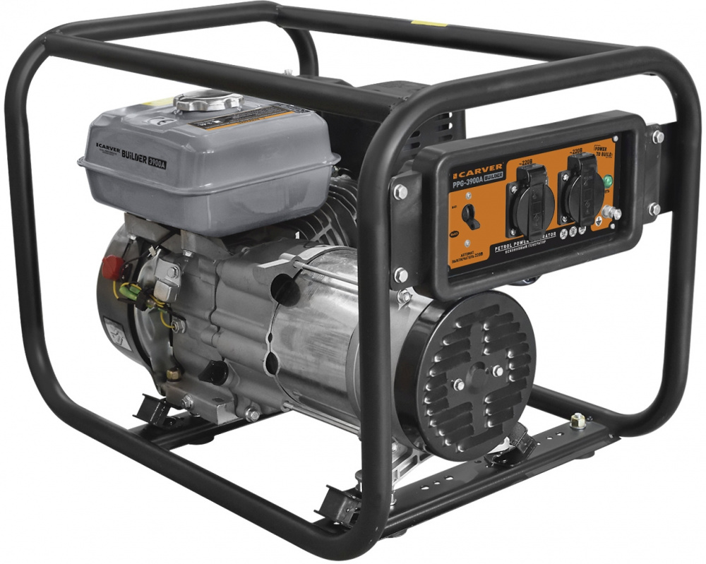 Электрогенератор Carver PPG- 3900А BUILDER, 7 л.с., 3 кВт