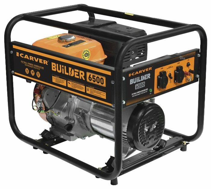 Электрогенератор Carver PPG-6500 Builder, 13 л.с., 5.5 кВт