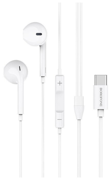 

Проводные наушники Borofone BM27 Amazing, USB Type-C, белый, BM27 Amazing