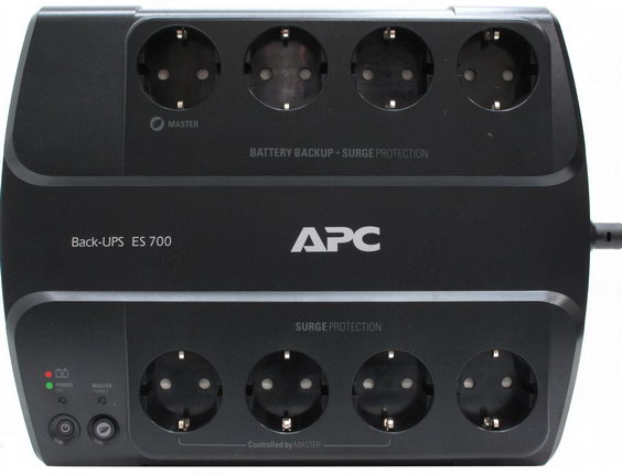 ИБП APC Back-UPS ES, 700 VA, 405 Вт, черный