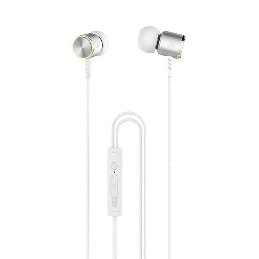 

Проводные наушники Hoco M42, mini jack 3.5 mm, серебристый, M42