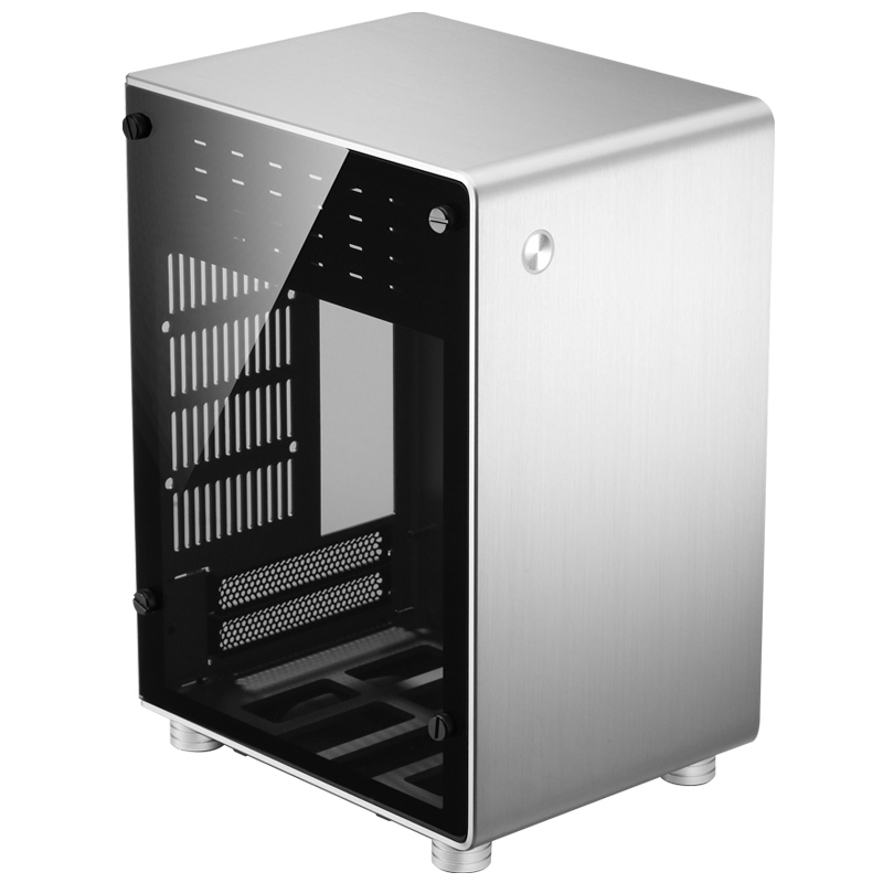Корпус JONSBO U1 Plus, Micro-Tower, Без БП (PCC_JB_U1 PLUS_Silver)