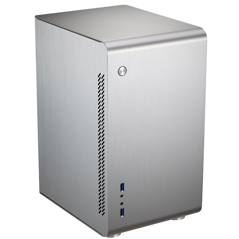 Корпус JONSBO U3, mATX, Mini-Tower, 2xUSB 3.0, серебристый, без БП (PCC_JB_U3_Silver)