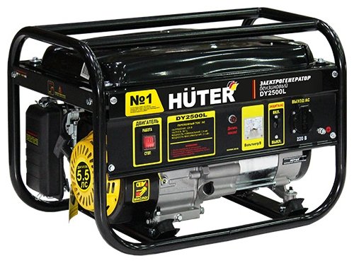 Электрогенератор Huter DY2500L, 5.5 л.с., 2.2 кВт