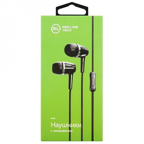 

Проводная гарнитура Red Line SP08, Jack 3.5mm, черный, SP08