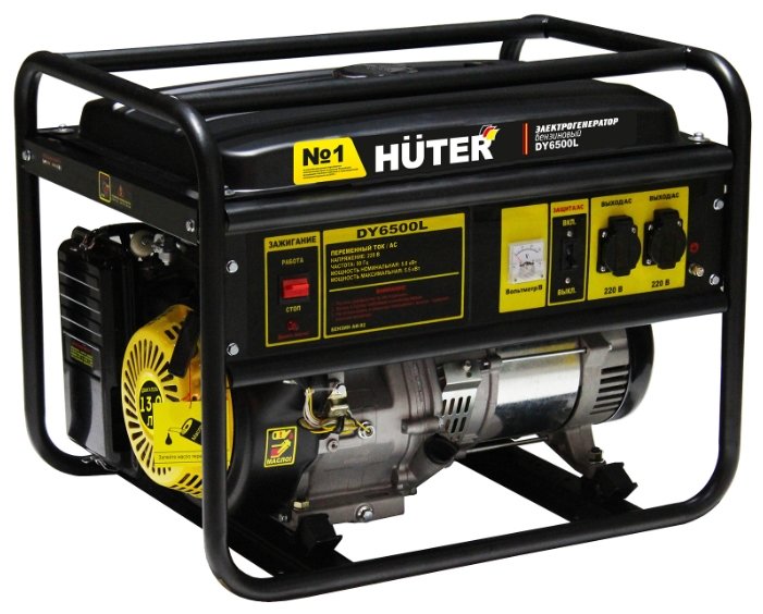 Электрогенератор Huter DY6500L, 13 л.с., 5.5 кВт