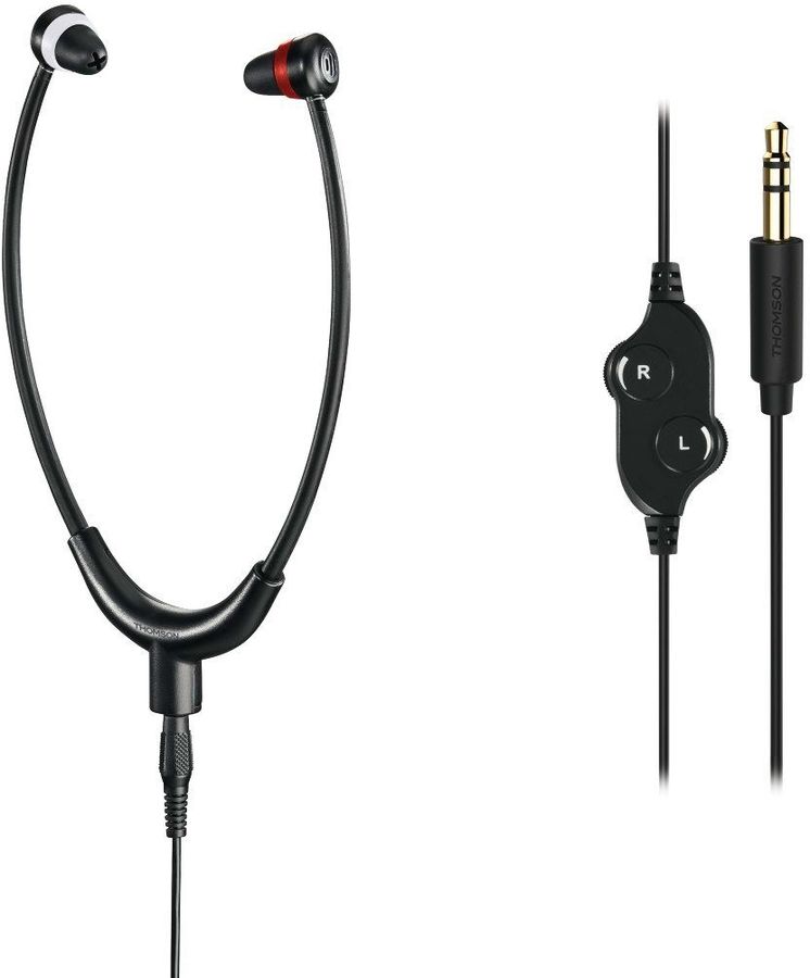 

Проводные наушники THOMSON HED440, mini jack 3.5 mm, черный, HED440