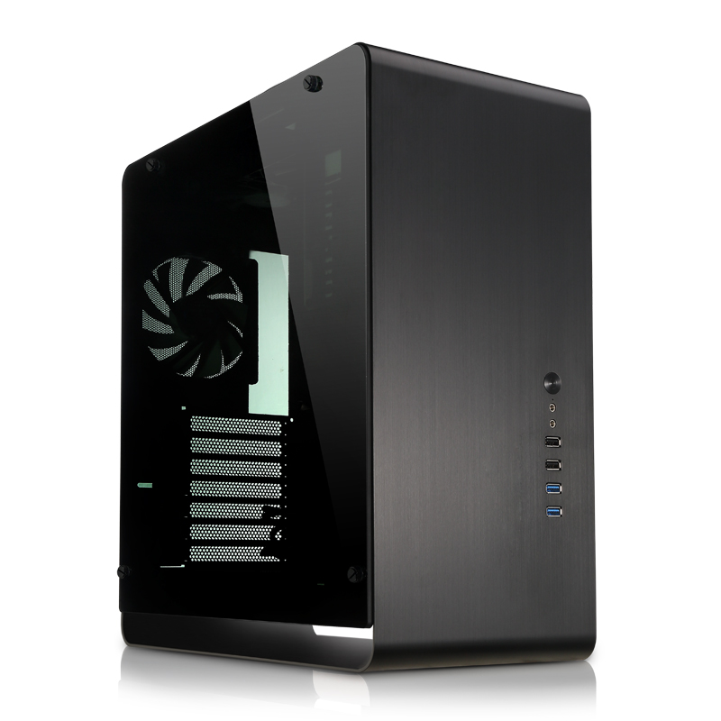 Корпус JONSBO UMX4W, Midi-Tower, без БП, черный