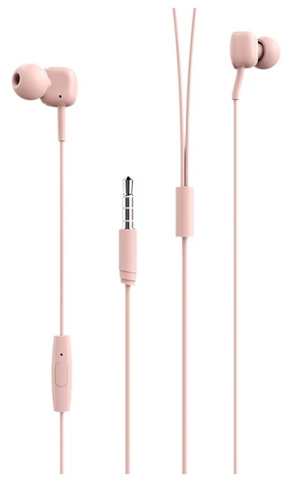 

Проводные наушники Borofone BM34 Intelligent, jack 3.5 mm, розовый, BM34 Intelligent