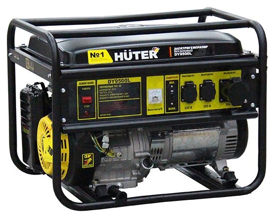 Электрогенератор Huter DY9500L, 15 л.с., 8 кВт