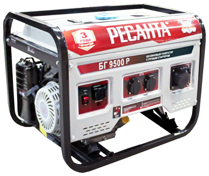 Электрогенератор Ресанта БГ 9500 Р, 17 л.с., 8 кВт
