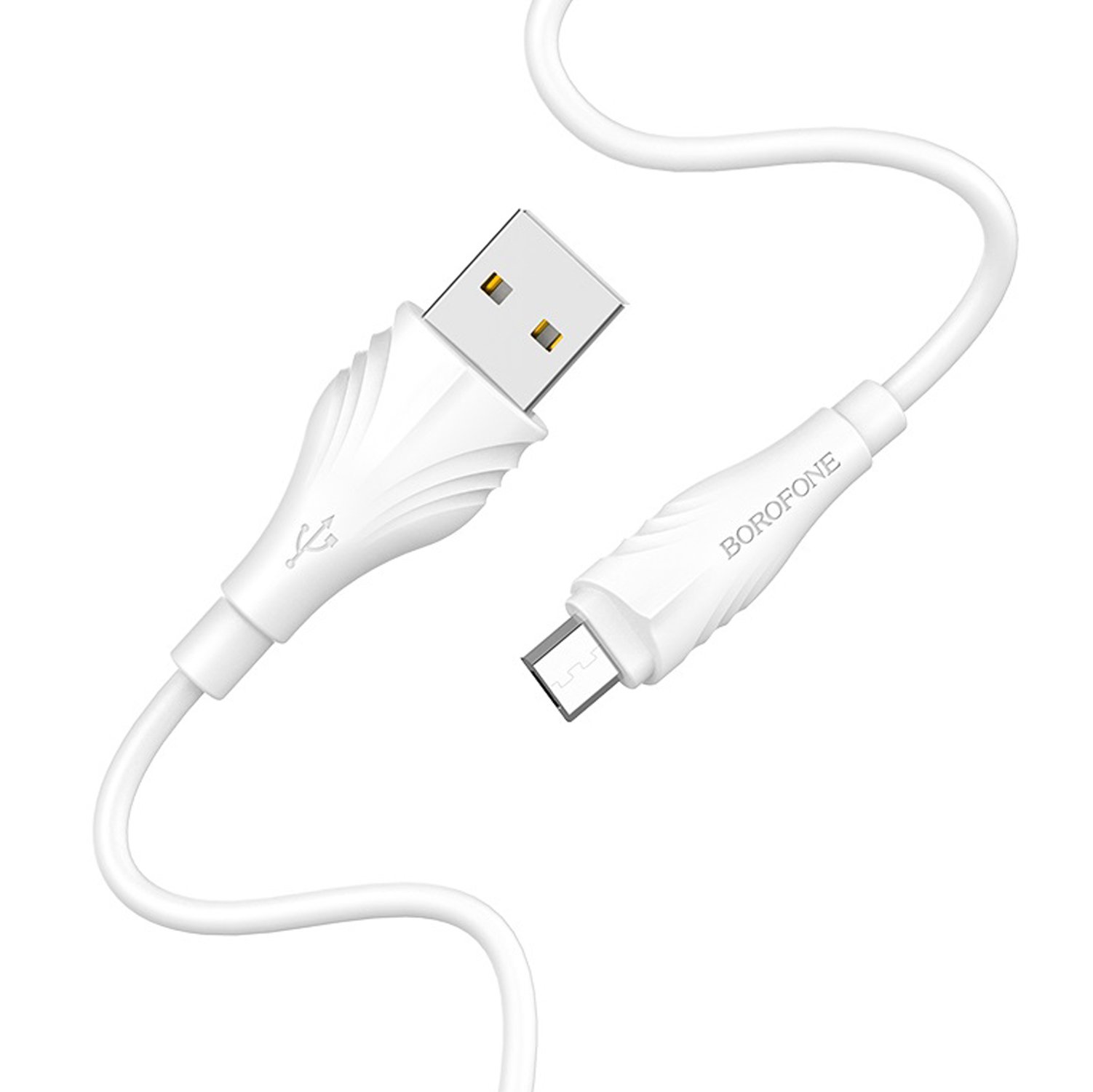 

Кабель USB-Micro USB, 2м, белый Borofone Optimal BX18 (00469), BX18