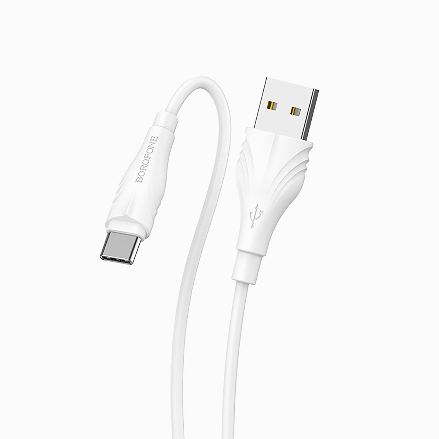 

Кабель USB- Type-C, 1.6A, 1м, белый Borofone Optimal BX25 (03507), BX25
