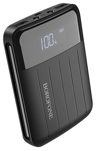 

Портативный аккумулятор (Powerbank) Borofone BT21 Universal Energy, 10000mAh, 2xUSB, 2A, белый, BT21 Universal Energy