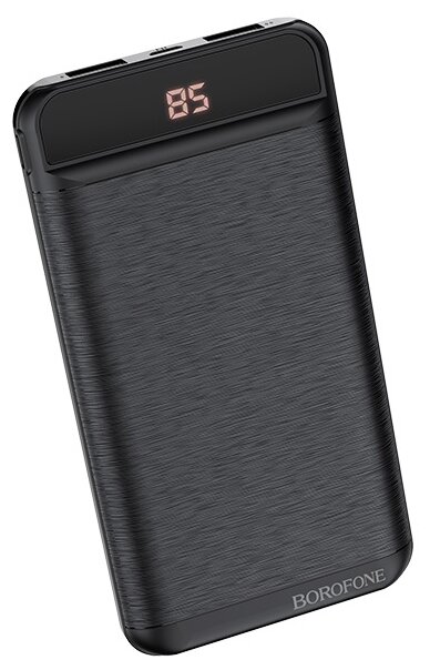 

Портативный аккумулятор (Powerbank) Borofone BT29 Vigor, 10000mAh, 2xUSB, 2A, черный, BT29 Vigor