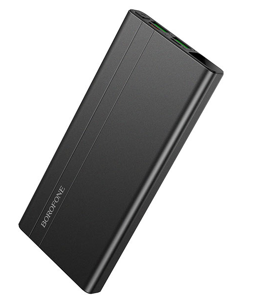 

Портативный аккумулятор (Powerbank) Borofone BT34 Velocity, 10000mAh, 2xUSB, 3A, Type-C, QC, PD, черный, BT34 Velocity