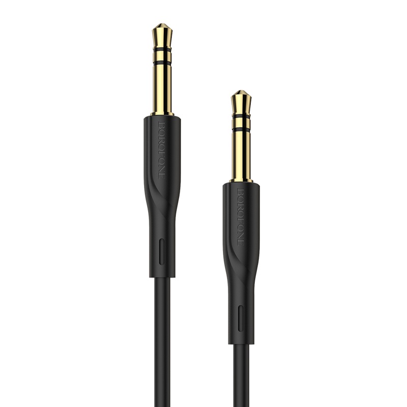 

Кабель Jack 3.5mm(M)-Jack 3.5mm(M), 1м, черный Borofone BL1 Audiolink, BL1 Audiolink