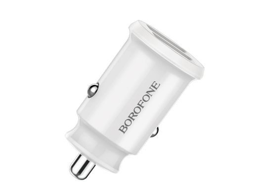 

Автомобильное зарядное устройство Borofone BZ8 MaxRide, 2xUSB, 2.4А, белый, BZ8 MaxRide