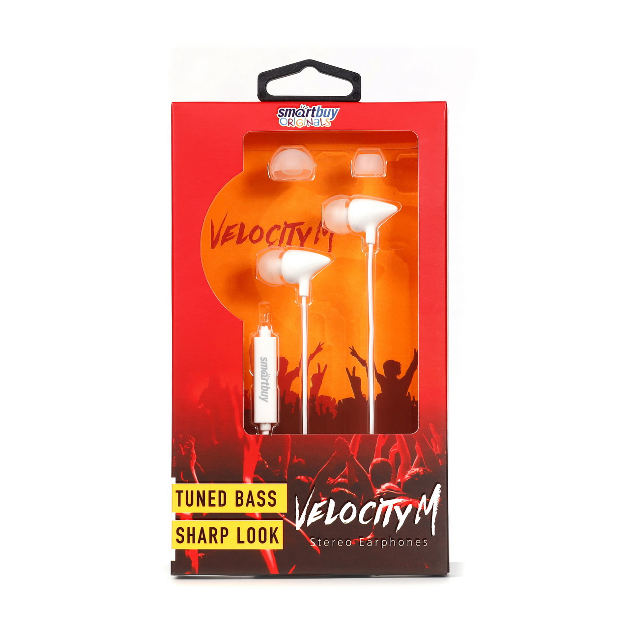 

Проводная гарнитура Smartbuy VELOCITY M, jack 3.5 mm, белый (SBH-502), VELOCITY M
